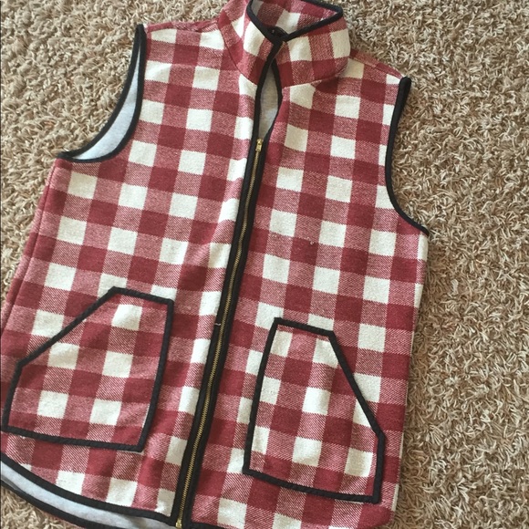 Papermoon Tops - Buffalo plaid vest